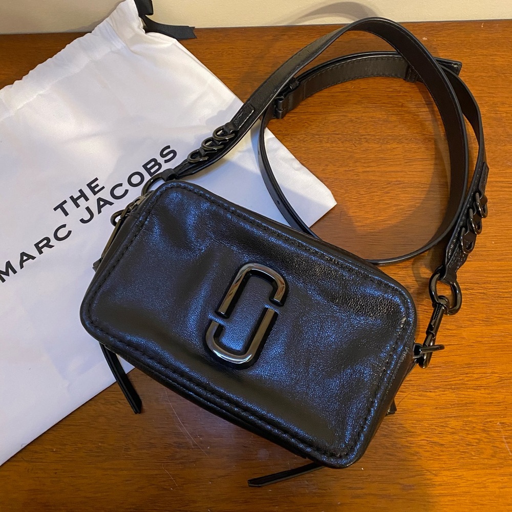 Marc Jacobs|Softshot 21,black|Leather crossbody bag